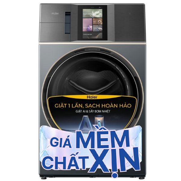 Haier Inverter Giặt 24 Kg - Sấy 16 Kg HWD240-BD12LU1L(GN)