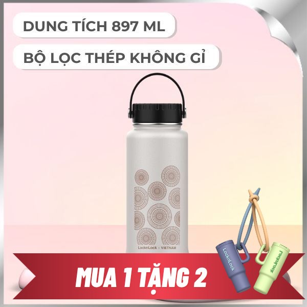 Bình giữ nhiệt inox 897 ml Riga Tumbler Vietnam Edition Lock