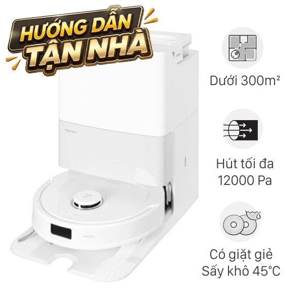 Robot hút bụi lau nhà Roborock Q Revo 5AE - Trắng