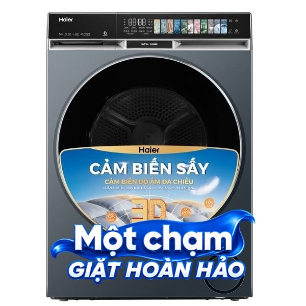 Máy sấy bơm nhiệt Haier 14 Kg HD140-AR387GNU1