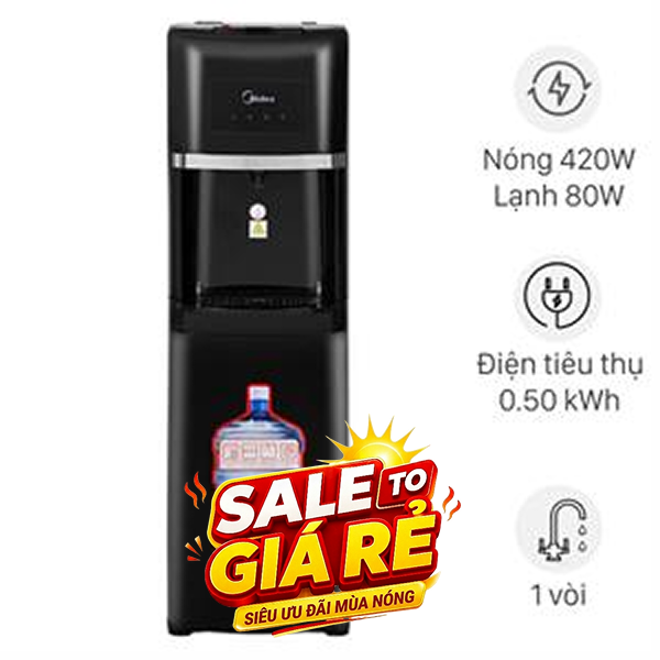 Cây nước nóng lạnh Midea YD1135AS-B 500W