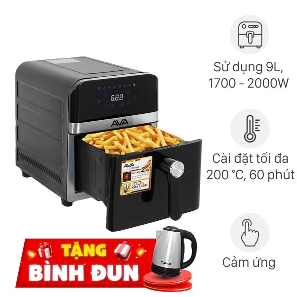 Nồi chiên không dầu AVA 9 lít ZG94WG
