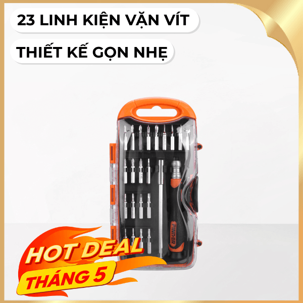 Bộ vặn vít 23 món Finder 193225
