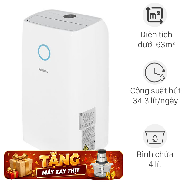 Máy hút ẩm Philips DE3306/11 364W