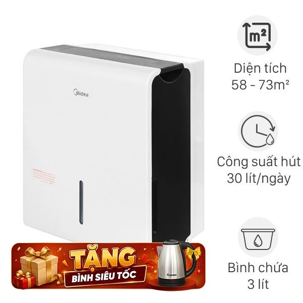 Máy hút ẩm Midea MDDP-30DEN7 550W