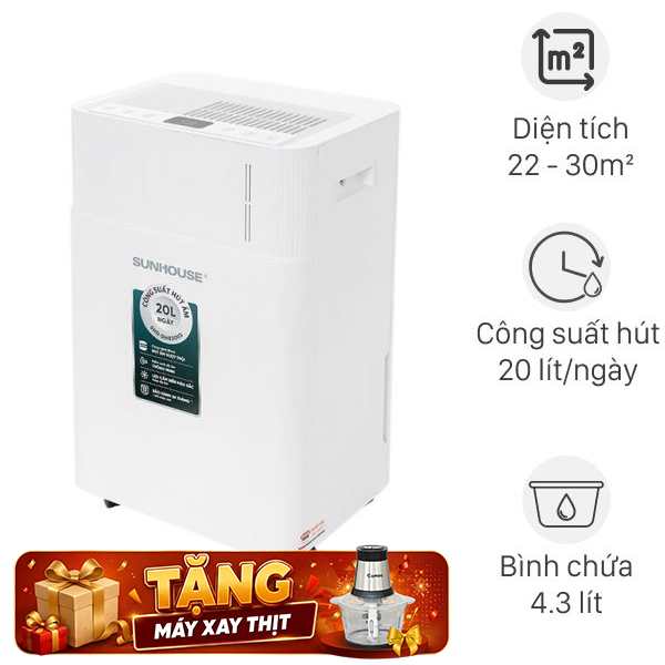 Máy hút ẩm Sunhouse SHD-DHB2003 330W