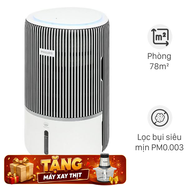 Máy lọc không khí tạo ẩm Philips AC3420/10 43W
