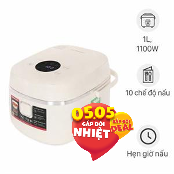 Nồi cơm điện cao tần Sharp 1 lít KS-IH10IX-WH