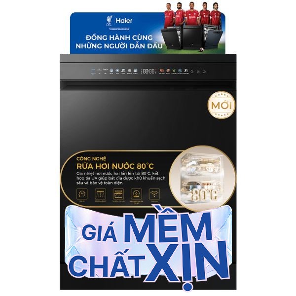 Máy rửa chén độc lập Haier HDWA18-686BK3VN