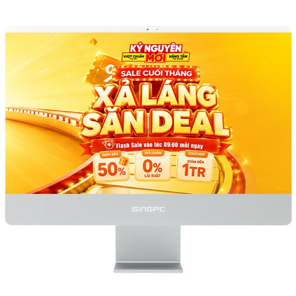 SingPC AIO M24Ai512H9M5-W i5 12450H 23.8 inch