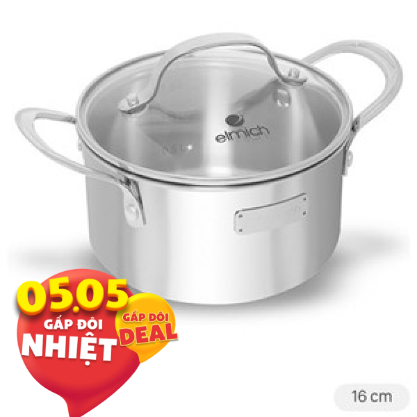 Chảo inox sâu đáy từ Lock&Lock CSW2823IH