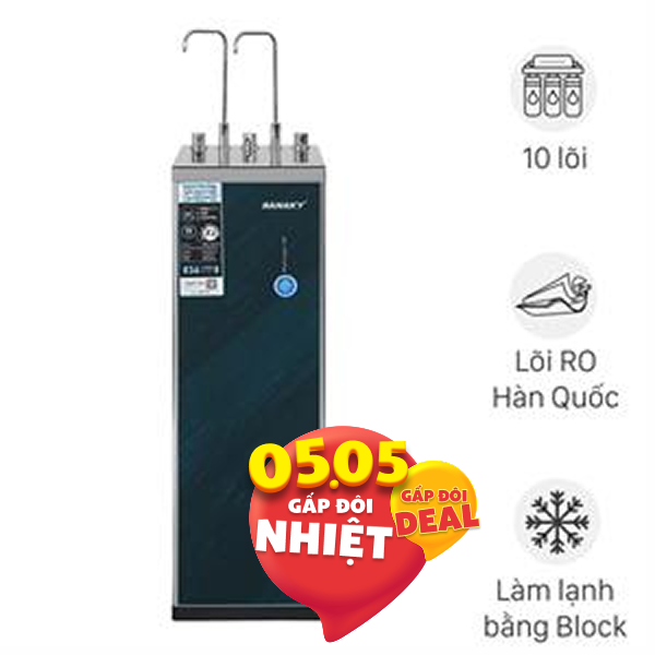 Máy lọc nước RO nóng nguội lạnh Hydrogen Sanaky SNK-S3HK85