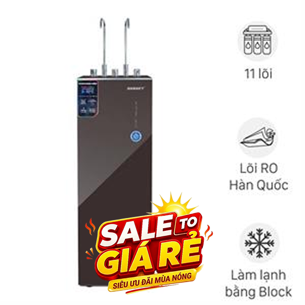 Máy lọc nước RO nóng nguội lạnh Hydrogen Sanaky SNK-TV3HK88
