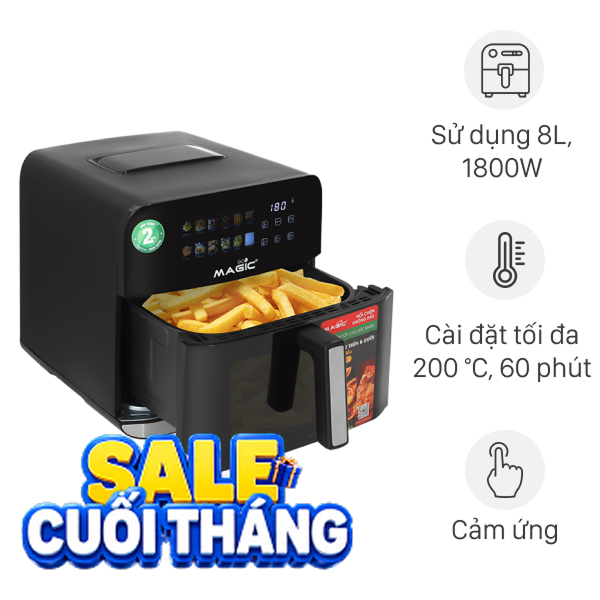 Nồi chiên không dầu Magic Eco 8 lít AC-162