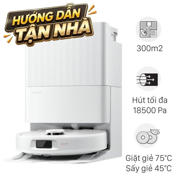 Robot hút bụi lau nhà Roborock QRevo S Pro - Trắng