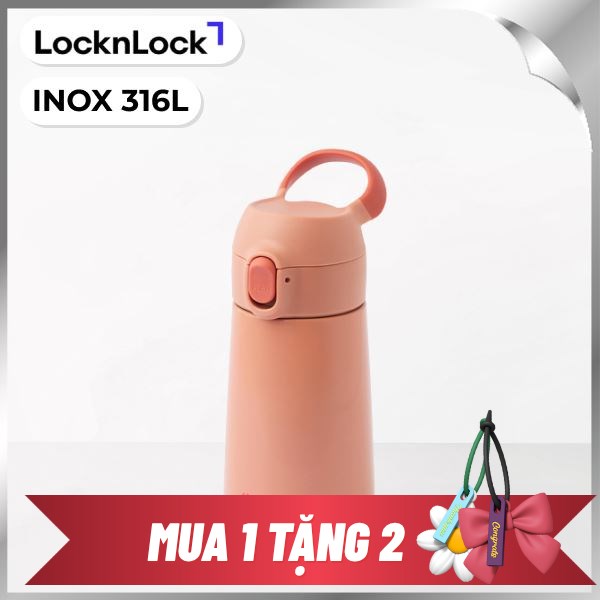 Bình giữ nhiệt cho bé Inox 380 ml Lock&Lock LHC918PIK
