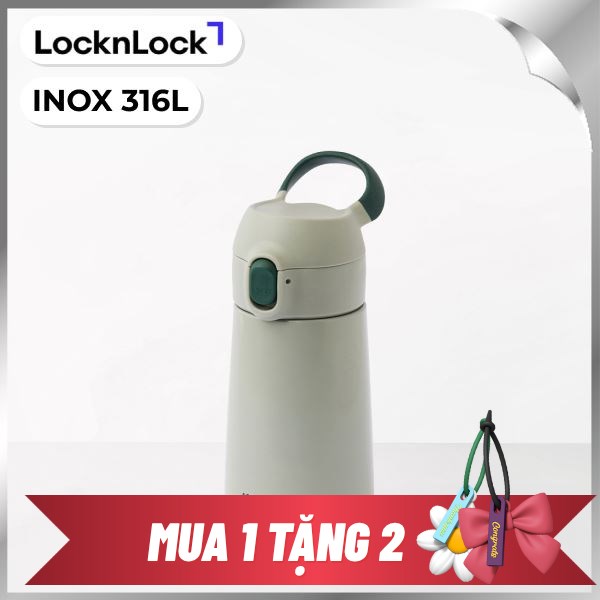 Bình giữ nhiệt cho bé Inox 380 ml Lock&Lock LHC918GRN