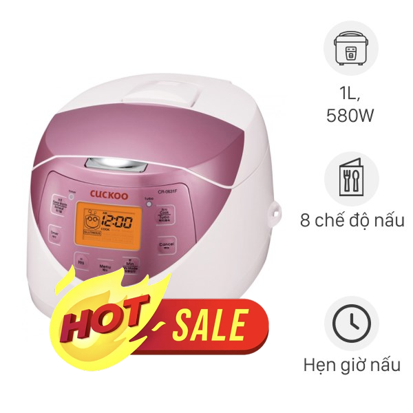 Nồi cơm điện tử Cuckoo 1 lít CR-0631F
