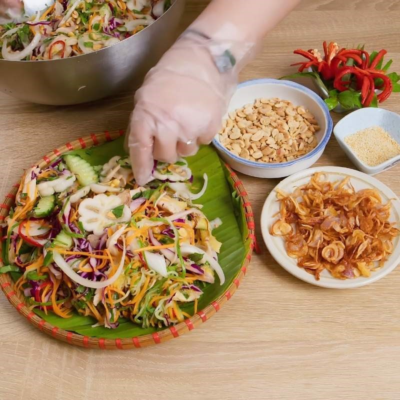 Bước 6 Thành phẩm Gỏi gà măng cụt