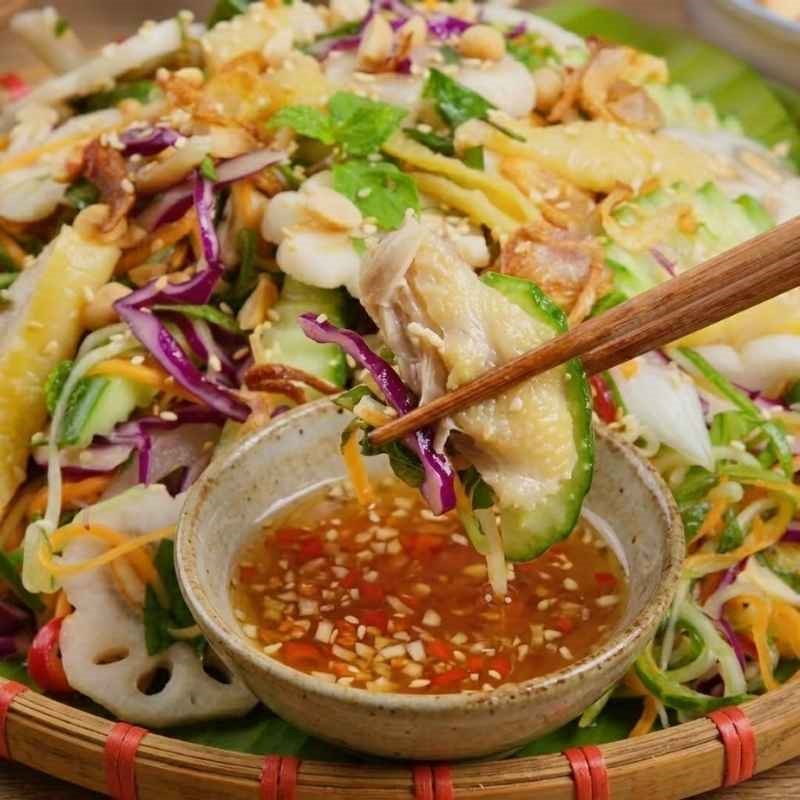 Bước 6 Thành phẩm Gỏi gà măng cụt