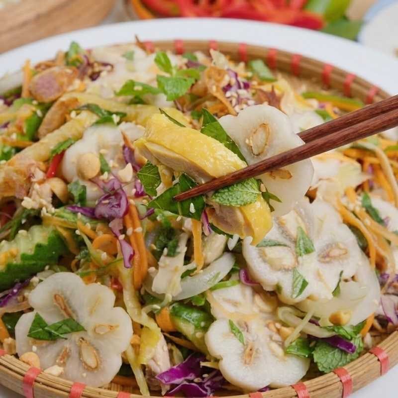 Bước 6 Thành phẩm Gỏi gà măng cụt