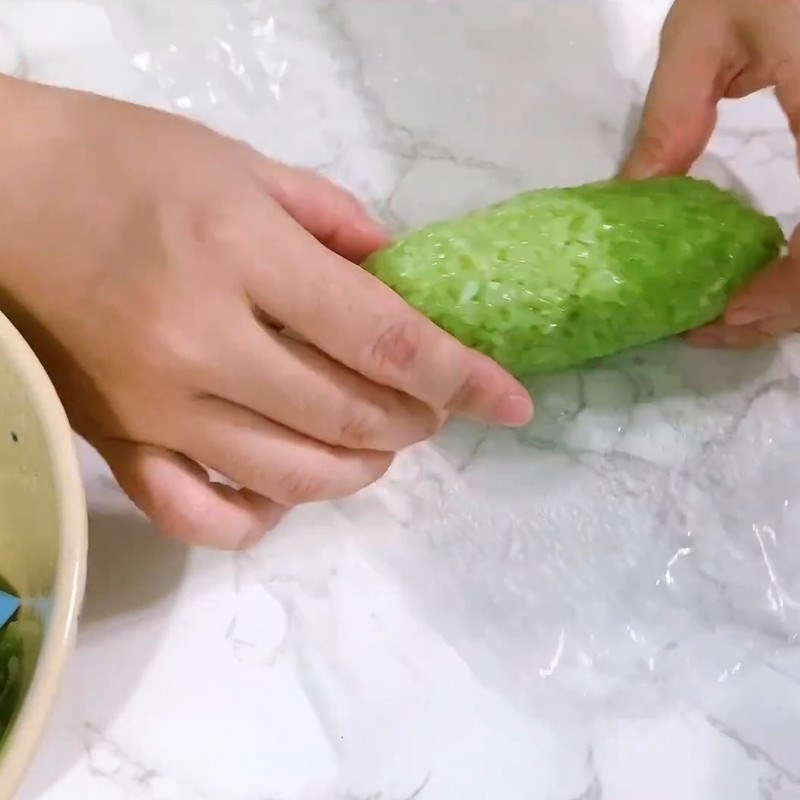 Bước 7 Áp chảo hoặc dùng nồi chiên không dầu Chuối nếp nướng lá dứa