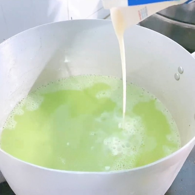 Bước 6 Cách làm nước cốt dừa lá dứa Chuối nếp nướng lá dứa
