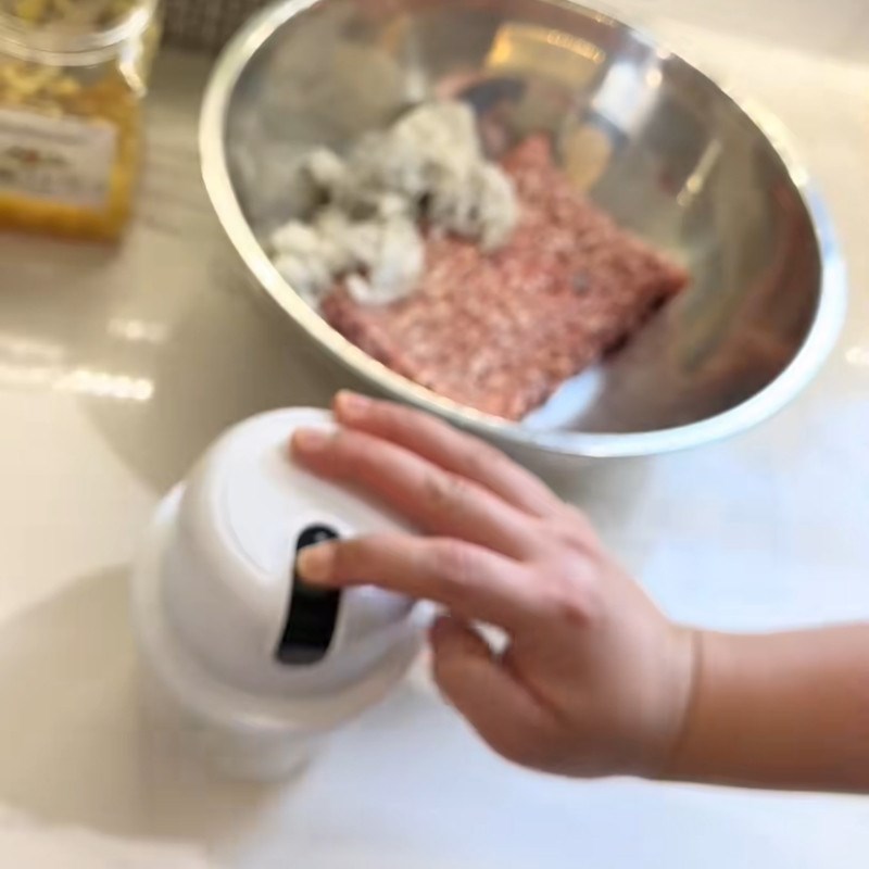 Bước 1 Sơ chế nguyên liệu Chả tôm thịt