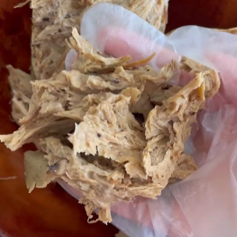 Bước 1 Sơ chế nguyên liệu làm gỏi Gỏi măng cụt chả chay