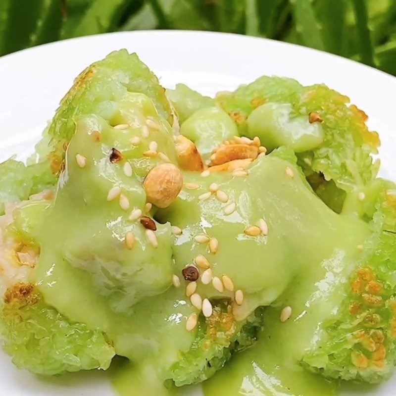 Bước 8 Thành phẩm Chuối nếp nướng lá dứa