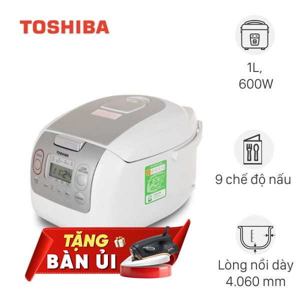 Nồi cơm điện tử Toshiba 1 lít RC-10NMFVN(WT)