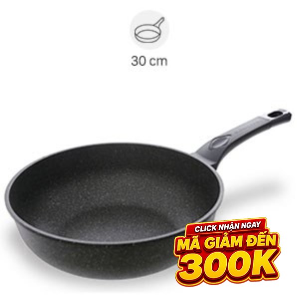 Chảo nhôm sâu chống dính vân đá 30 cm Sunhouse Calistar SBDS-30