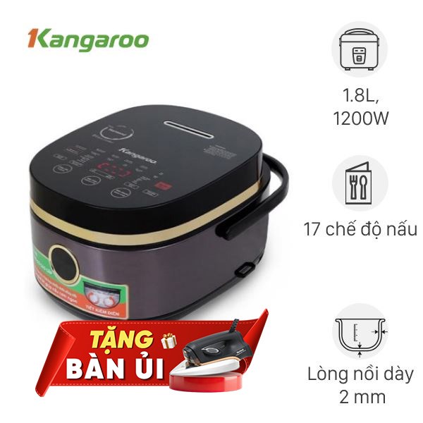Nồi cơm điện cao tần Kangaroo 1.8 lít KG599N