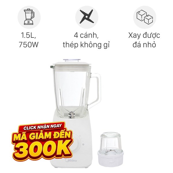 Máy xay đa năng Midea MJ-BL75G