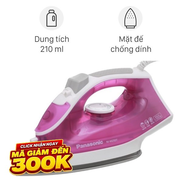 Bàn ủi hơi nước Panasonic NI-M250TPRA 1550W