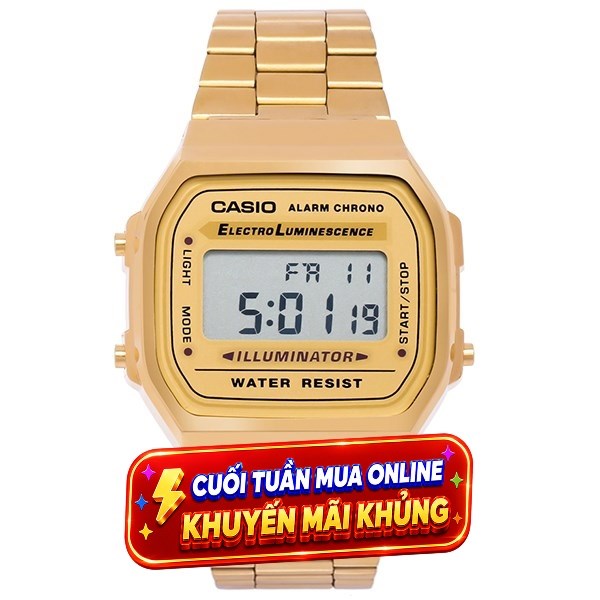CASIO Vintage 35 mm Unisex A168WG-9WDF