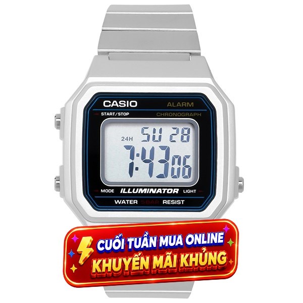 CASIO Vintage 38 mm Unisex B650WD-1ADF