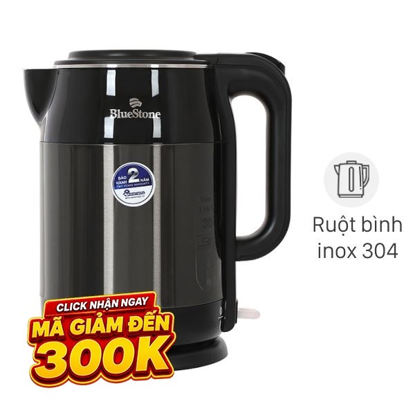 Bình đun siêu tốc BlueStone 1.7 lít KTB-3468