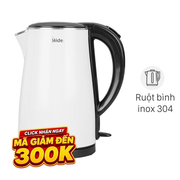 Ấm đun siêu tốc Midea 1.7 lít MK-17DS