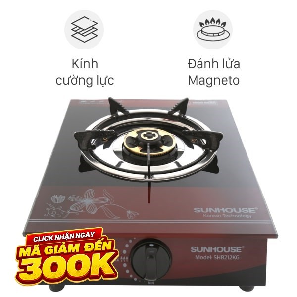 Bếp ga đơn Sunhouse SHB212KG