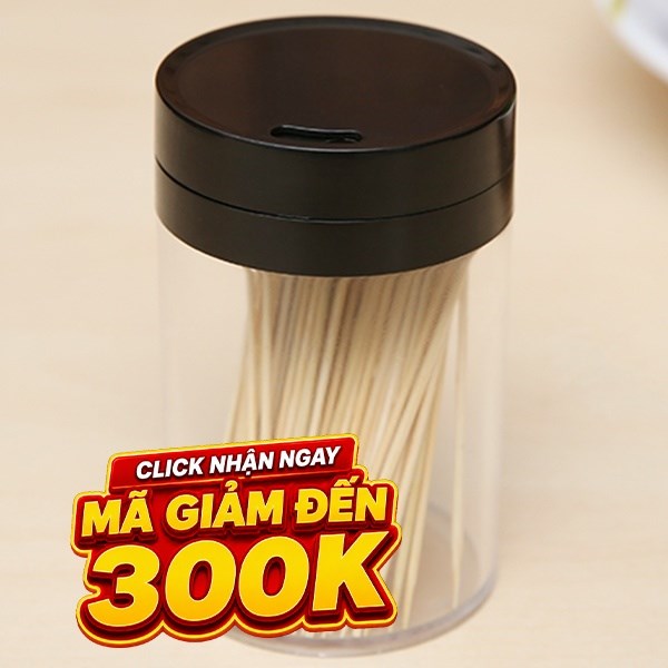 Hũ tăm nhựa BHX SC-QQ1243