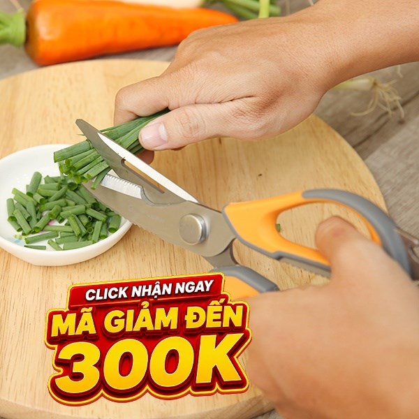 Kéo nhà bếp đa năng thép không gỉ BHX LD-893C