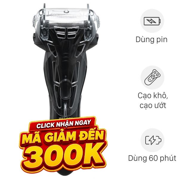Máy cạo râu khô và ướt Panasonic ES-SL10-K401