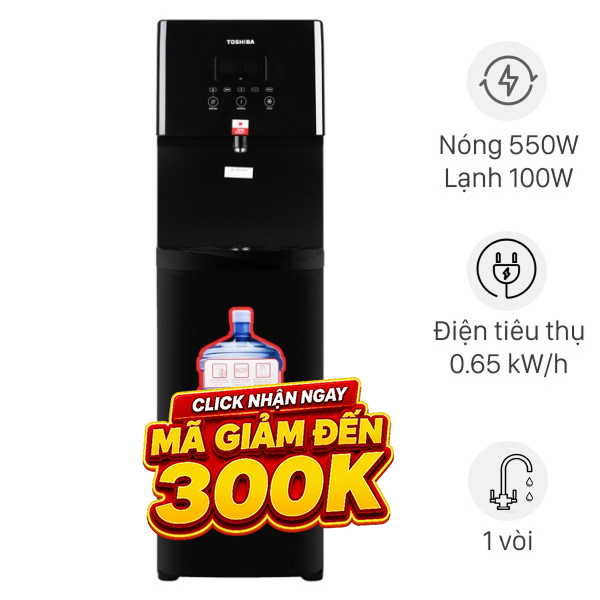 Cây nước nóng lạnh Toshiba RWF-W1830BV(K) 650W