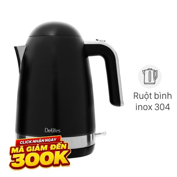 Bình đun siêu tốc Delites 1.7 lít FK-1802