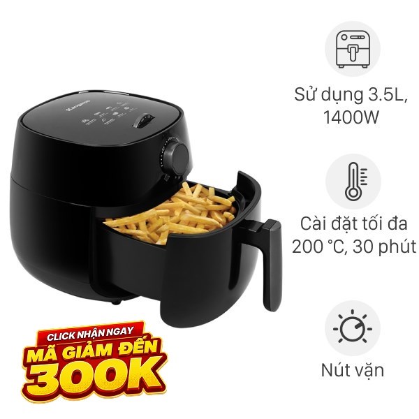 Nồi chiên không dầu Kangaroo 4 lít KG42AF1