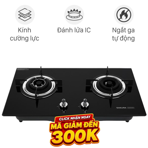 Bếp ga âm Sakura SG-2525GB