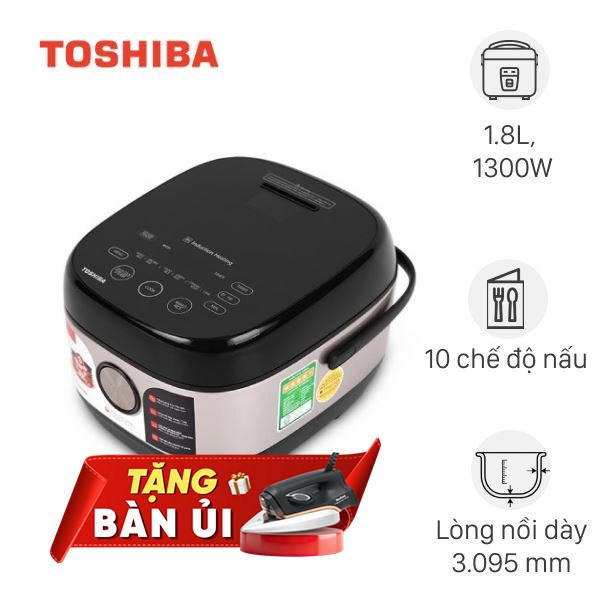 Nồi cơm điện cao tần Toshiba 1.8 lít RC-18IX1PV