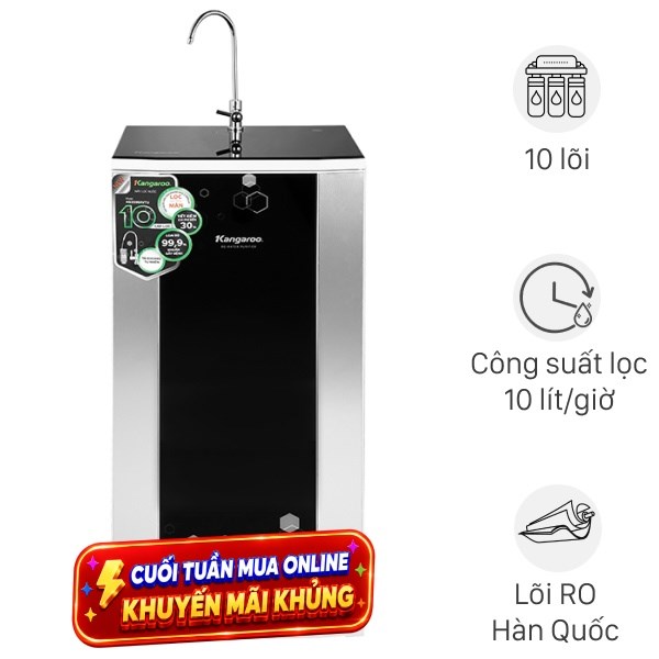 Máy lọc nước RO lọc nước mặn, nước lợ Kangaroo KG3500AVTU 10 lõi