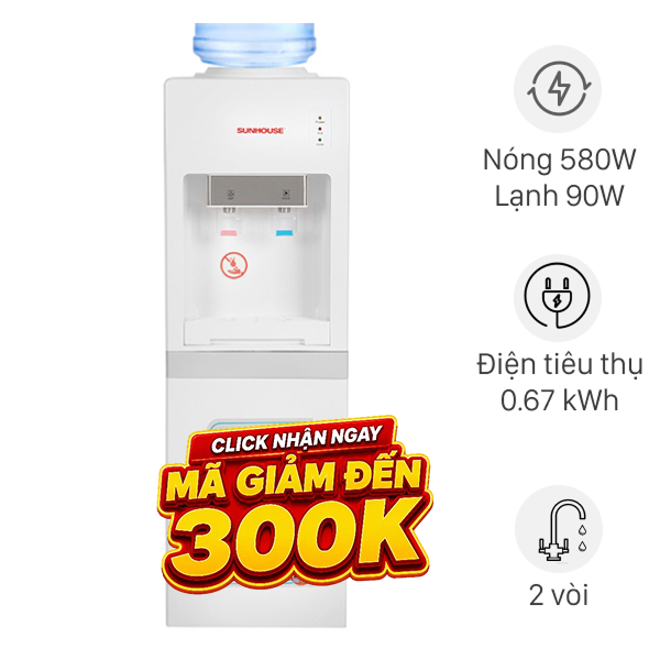 Cây nước nóng lạnh Sunhouse SHD9612 670W